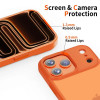 Tech-Protect MagMat aizsargvāciņš Apple iPhone 17 Pro, matēts kosmiskā oranžā krāsā