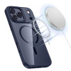 Tech-Protect MagMat MagSafe aizsargapvalks Apple iPhone 17 Pro, tumši zils/caurspīdīgs