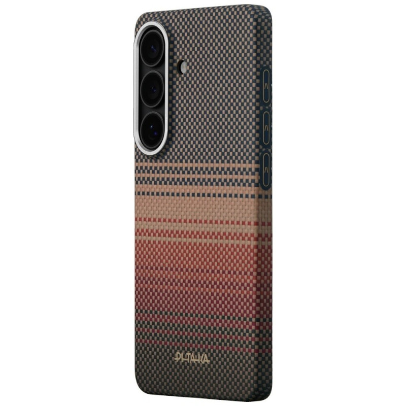 PITAKA Edge Case MagSafe vāciņš tālrunim Samsung Galaxy S26+, saulrieta toņa