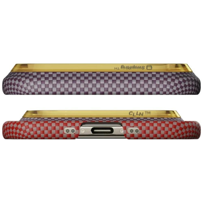 PITAKA Edge Case California Dream 02 apvalks Apple iPhone Air, saulriets