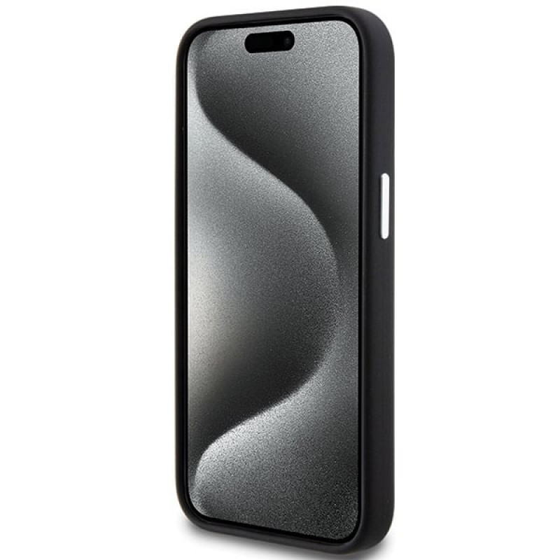 BMW BMHMP15MSILBK2 Signature Liquid Silicone MagSafe vāciņš Apple iPhone 15 Plus / 14 Plus, melns