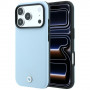 BMW Kevlar Metal Logo MagSafe vāciņš Apple iPhone 18 Pro / 17 Pro, zils