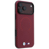 BMW M Carbon Printed Ring MagSafe apvalks Apple iPhone 18 Pro Max / 17 Pro Max, sarkans