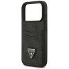 Guess 4G Double Card Triangle vāciņš Apple iPhone 18 Pro / 17 Pro, melns