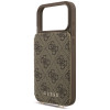 Guess 4G Cardslots & Magnetic Closure Crossbody futrālis Apple iPhone 18 Pro Max / 17 Pro Max, brūns