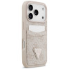 Guess 4G Double Card Triangle vāciņš Apple iPhone 18 Pro Max / 17 Pro Max, rozā