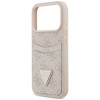 Guess 4G Double Card Triangle vāciņš Apple iPhone 18 Pro Max / 17 Pro Max, rozā