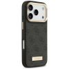 Guess 4G Logo Plate MagSafe apvalks Apple iPhone 18 Pro / 17 Pro, melns