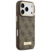 Guess 4G Logo Plate MagSafe apvalks Apple iPhone 18 Pro Max / 17 Pro Max, brūns