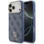 Guess 4G Strass Logo MagSafe apvalks Apple iPhone 18 Pro Max / 17 Pro Max, zils