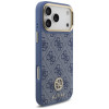 Guess 4G Strass Logo MagSafe apvalks Apple iPhone 18 Pro Max / 17 Pro Max, zils