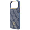 Guess 4G Strass Logo MagSafe apvalks Apple iPhone 18 Pro Max / 17 Pro Max, zils