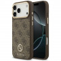 Guess 4G Strass Logo MagSafe vāciņš Apple iPhone 18 Pro Max / 17 Pro Max, brūns
