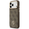 Guess 4G Strass Logo MagSafe vāciņš Apple iPhone 18 Pro Max / 17 Pro Max, brūns