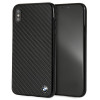 BMW BMHCI65MBC Signature Carbon cietais maciņš Apple iPhone XS Max, melns
