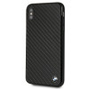 BMW BMHCI65MBC Signature Carbon cietais maciņš Apple iPhone XS Max, melns
