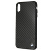 BMW BMHCI65MBC Signature Carbon cietais maciņš Apple iPhone XS Max, melns
