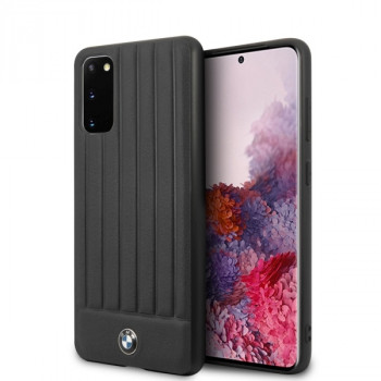 BMW Signature Hardcase vāciņš Samsung Galaxy S20, melns (BMHCS62POCBK)