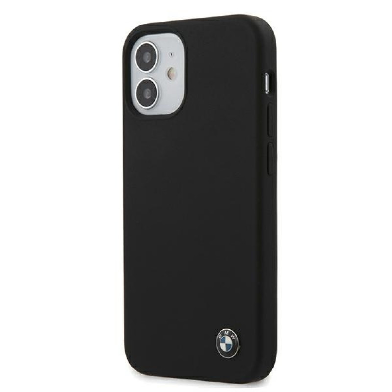 BMW BMHCP12SSILBK Silicone Signature Hardcase Apple iPhone 12 mini, melns