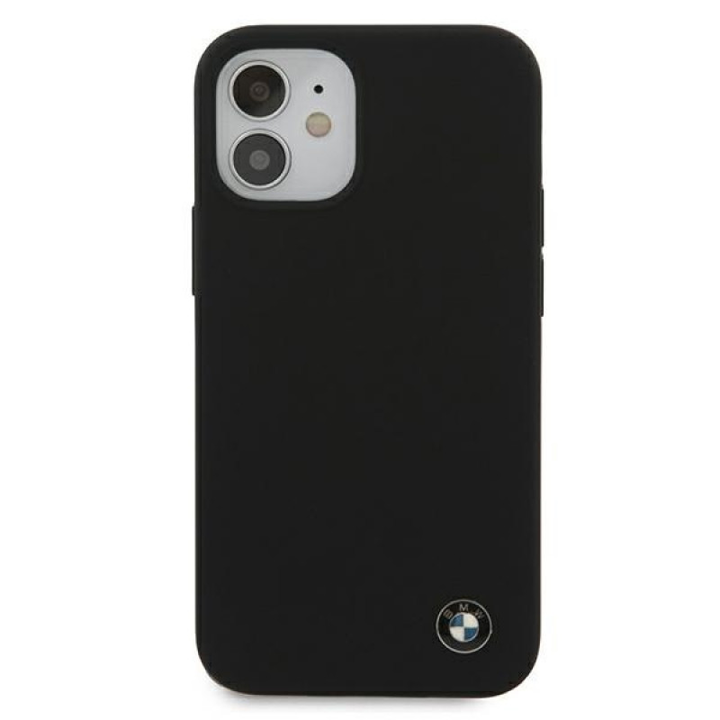 BMW BMHCP12SSILBK Silicone Signature Hardcase Apple iPhone 12 mini, melns