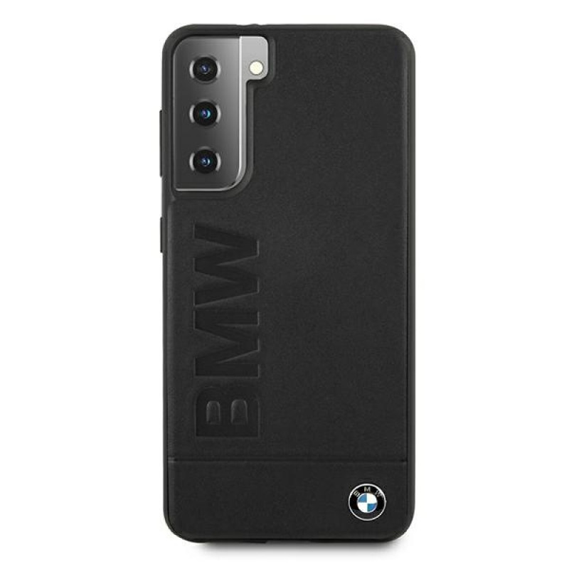 BMW BMHCS21MSLLBK Signature Logo Imprint Hardcase Samsung Galaxy S21+ viedtālruņa maciņš, melns