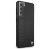 BMW BMHCS21MSLLBK Signature Logo Imprint Hardcase Samsung Galaxy S21+ viedtālruņa maciņš, melns