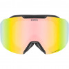 UVEX Evidnt ATTRACT V slēpošanas brilles ar futrāli, Black/Rainbow