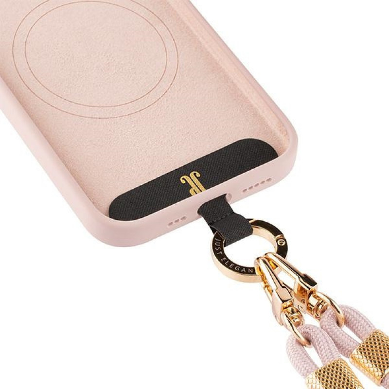 Just Elegance JEC151 PopGrip vāciņš Apple iPhone 15 ar MagSafe, rožu krāsā