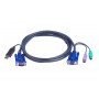 ATEN 2L-5506UP PS/2 uz USB KVM kabelis, 6 m