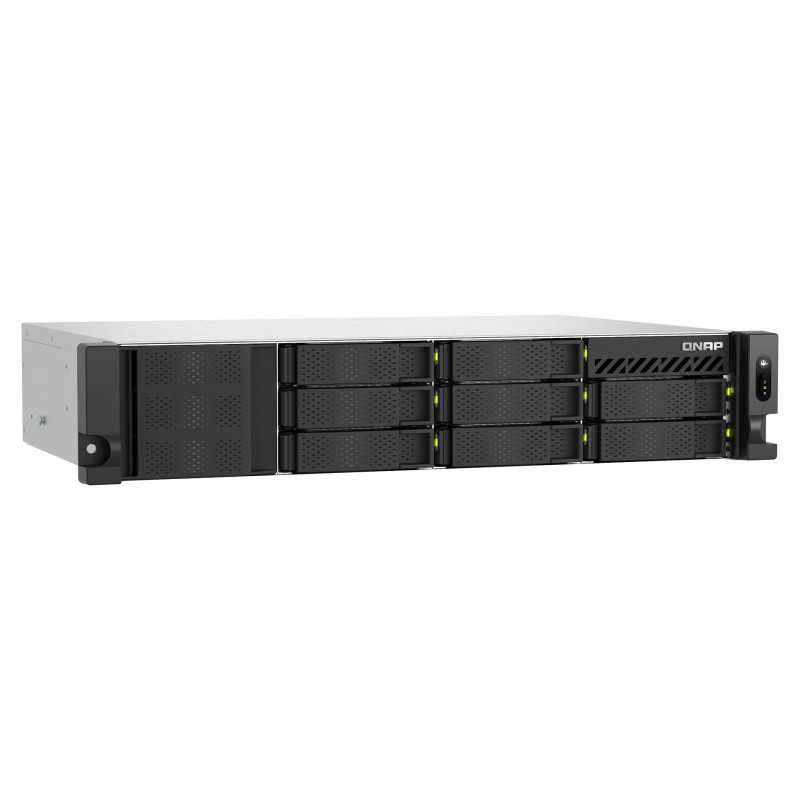 QNAP TS-h1073BXeU-RP-8G 2U rack NAS ar Ryzen Embedded V1780B, 8 GB DDR4 un redundantu barošanas bloku