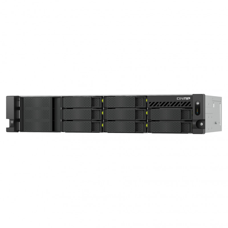 QNAP TS-h1073BXeU-RP-8G 2U rack NAS ar Ryzen Embedded V1780B, 8 GB DDR4 un redundantu barošanas bloku