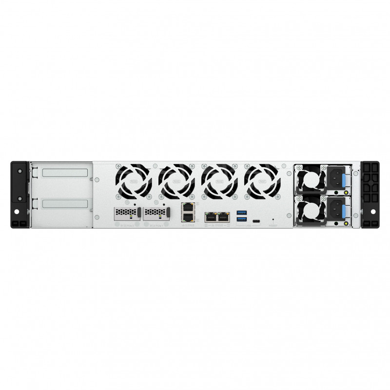 QNAP TS-h1073BXeU-RP-8G 2U rack NAS ar Ryzen Embedded V1780B, 8 GB DDR4 un redundantu barošanas bloku