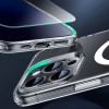 ESR Classic Pro Set HaloLock MagSafe vāciņš ar rūdītu stiklu Apple iPhone 16 Pro Max, caurspīdīgs