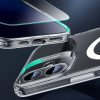 ESR Classic Pro Set HaloLock MagSafe vāciņš ar rūdīto stiklu Apple iPhone 16, caurspīdīgs