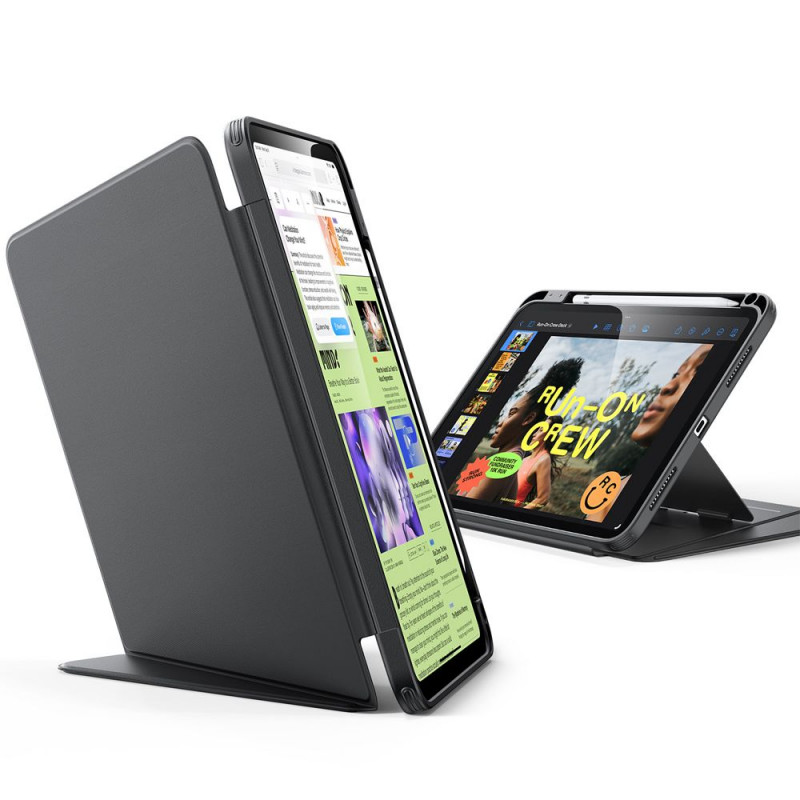 ESR Flip Hybrid vāciņš Apple iPad 10.9" 2022 (10th gen.) / iPad 11" 2025 (11th gen.), melns