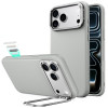 ESR Leather Kickstand MagSafe vāciņš Apple iPhone 17 Pro Max / 18 Pro Max, pelēks