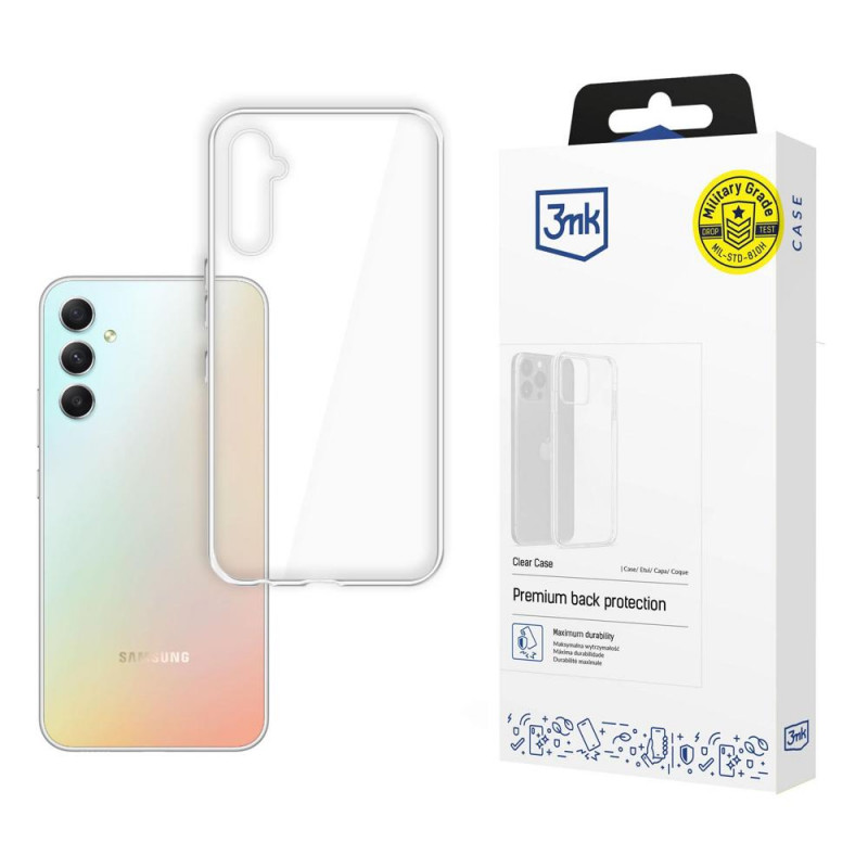 3MK Clear Case Samsung Galaxy A34 5G caurspīdīgais apvalks, 3MK4600