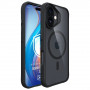 3MK Satin Armor MagCase Apple iPhone 17 apvalks, melns