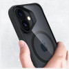 3MK Satin Armor MagCase Apple iPhone 17 apvalks, melns