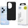 3MK Matt Case Honor 400 Pro apvalks, matēti melns