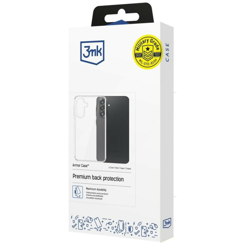 3MK Armor Case Samsung Galaxy A27 5G viedtālruņa apvalks, caurspīdīgs