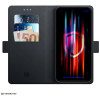 3MK Wallet Case viedtālruņa maciņš Xiaomi 17 Ultra, melns