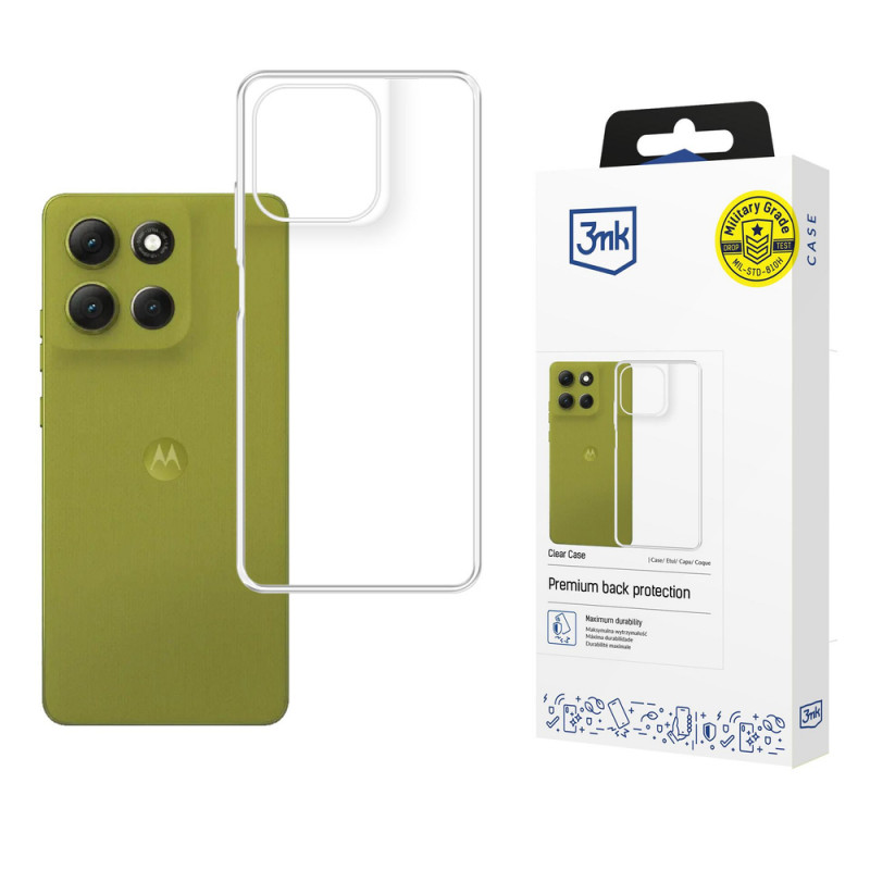 3MK Clear Case vāciņš Motorola Moto G86 / G86 Power, caurspīdīgs