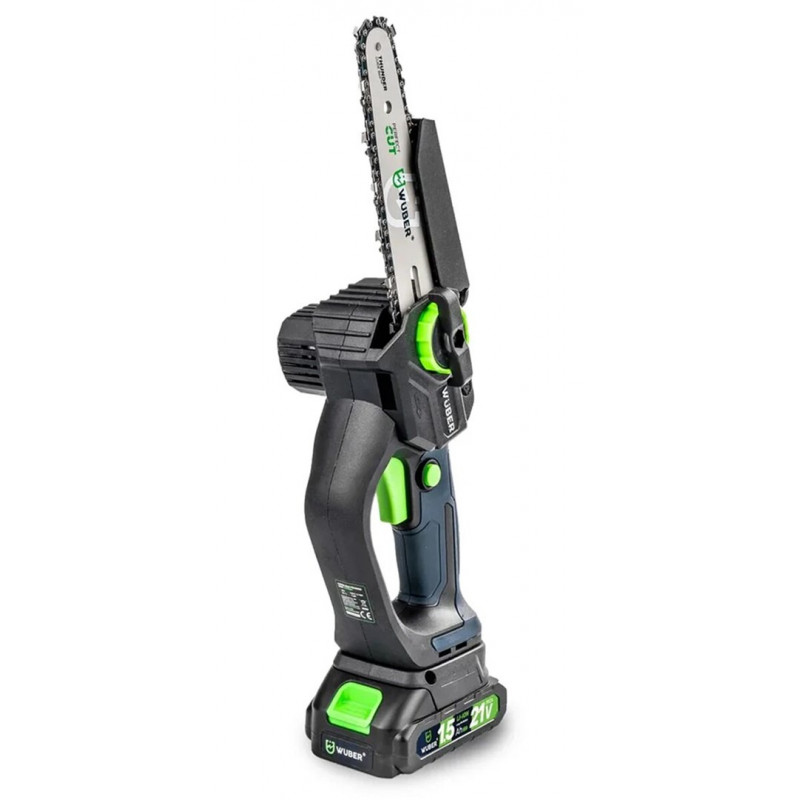 Wuber W37007 bezvada ķēdes zāģis, 21 V, 5 m/s