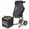 Wuber W94205 elektriskais asmeņu zaru drupinātājs, 2500 W, 45 L