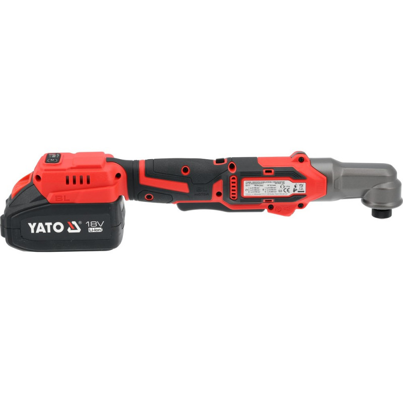 YATO trieciena sprūdrata uzgriežņu atslēga 18V, 160 Nm YT-828030