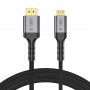 Tech-Protect UltraBoost Mini HDMI – HDMI 2.1 kabelis, 8K 60Hz, 200 cm, melns