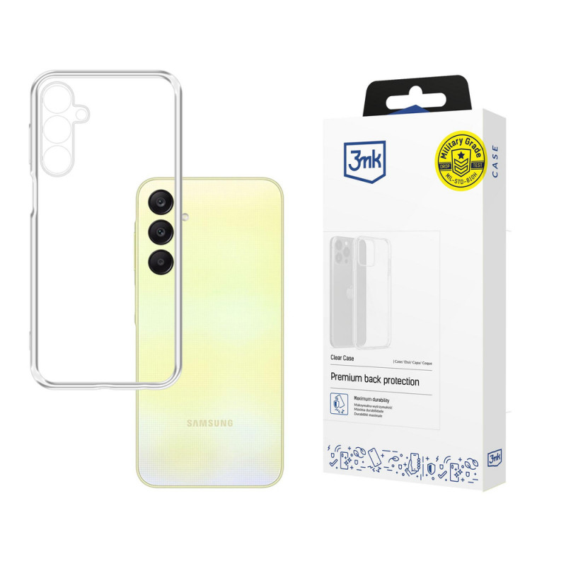 3MK Clear Case vāciņš Samsung Galaxy A25 5G, caurspīdīgs