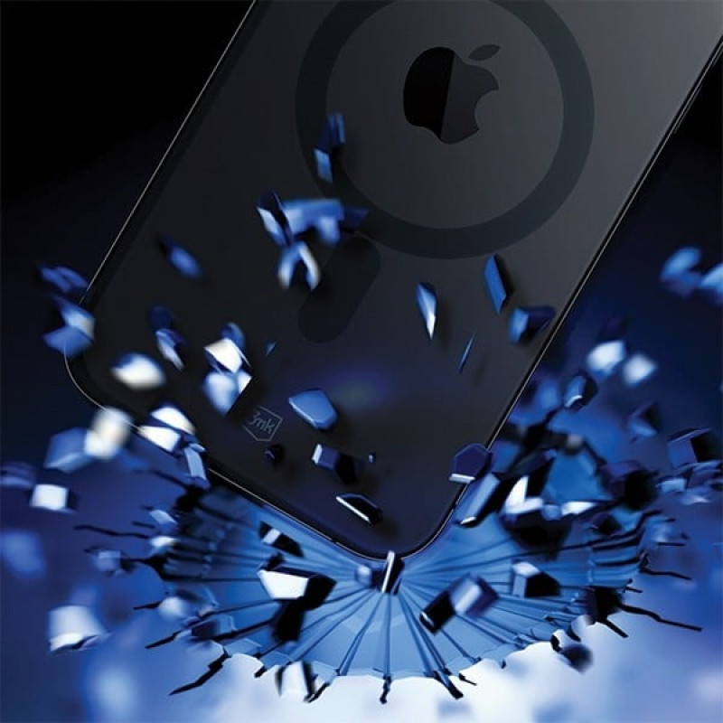 3MK Smoke MagCase ar MagSafe Apple iPhone 15 Pro Max, daļēji caurspīdīgs (156061-0)