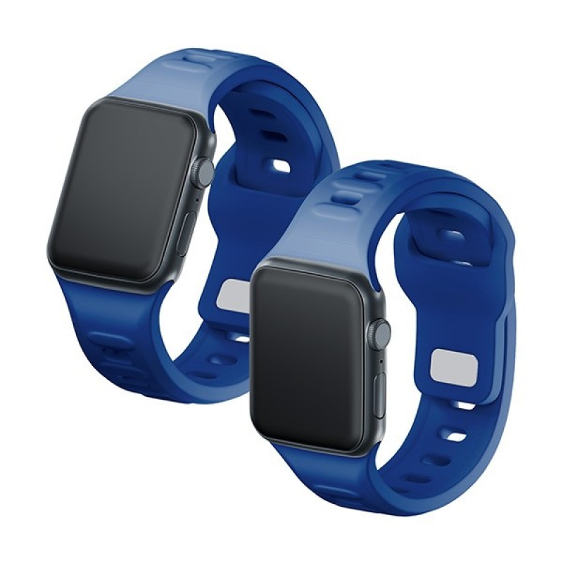 3mk silikona pulksteņa siksna Apple Watch 38/40/41 mm, zila